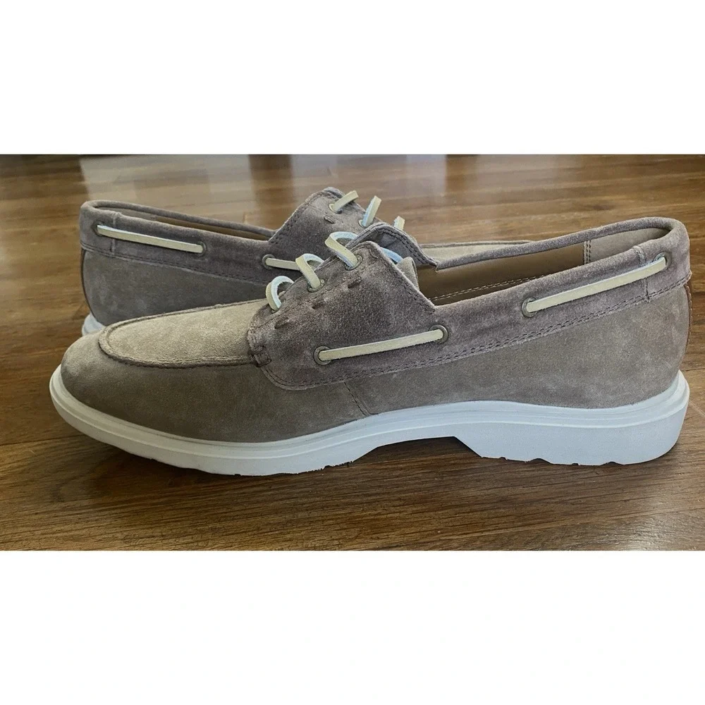 Frye Connor Boat Shoes Suede Leather Driftwood Men's‎ Size 12 Comfort Classic